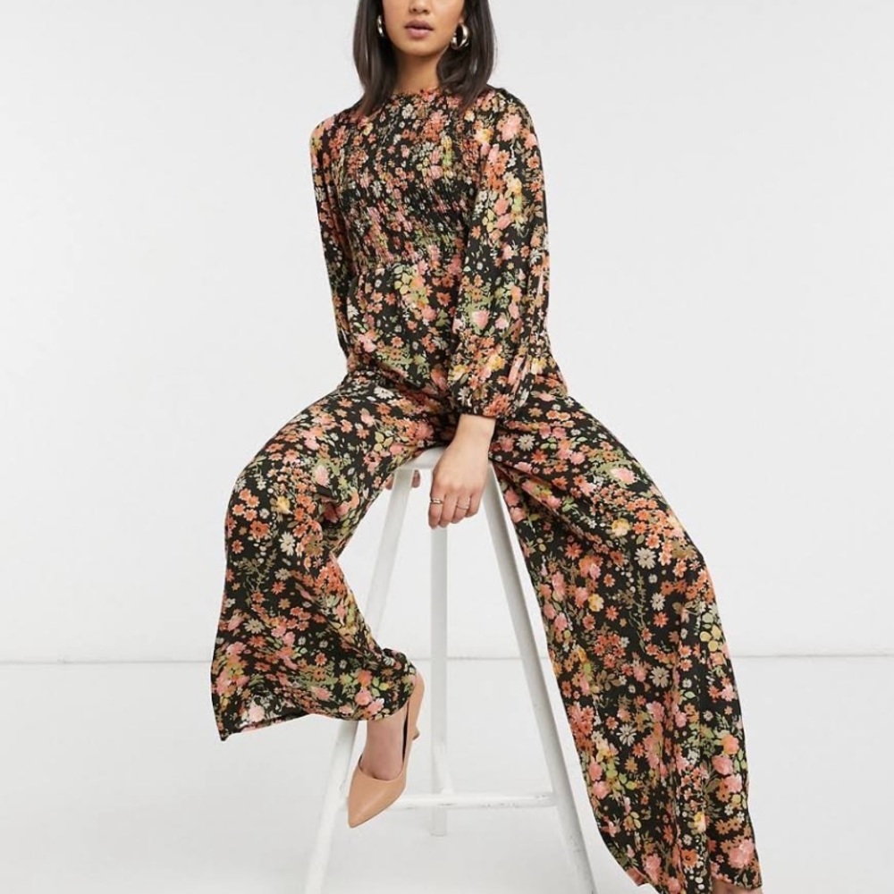 ASOS floral jumpsuit
